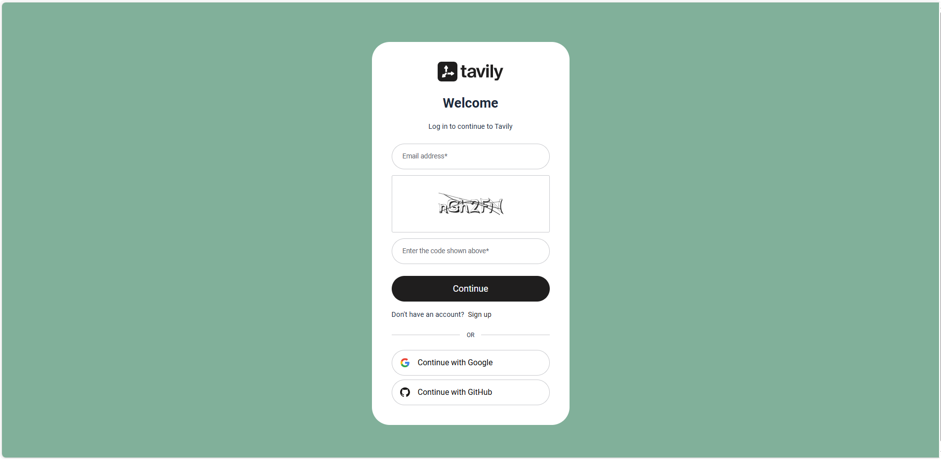 Tavily register
